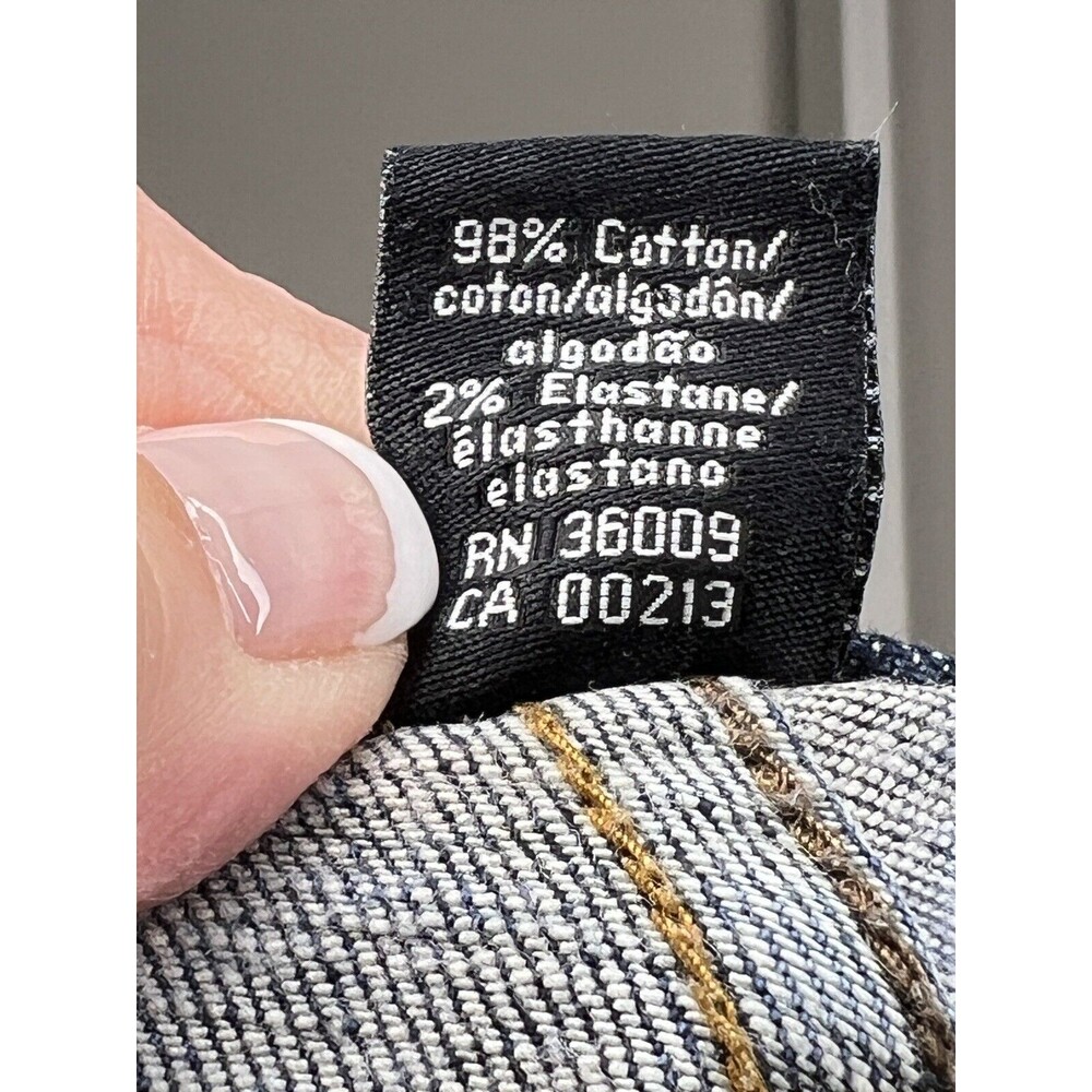 Calvin Klein Jeans Womens 4 Blue Mid-Wash Denim Mid-Rise Straight Stretch - Picture 10 of 12